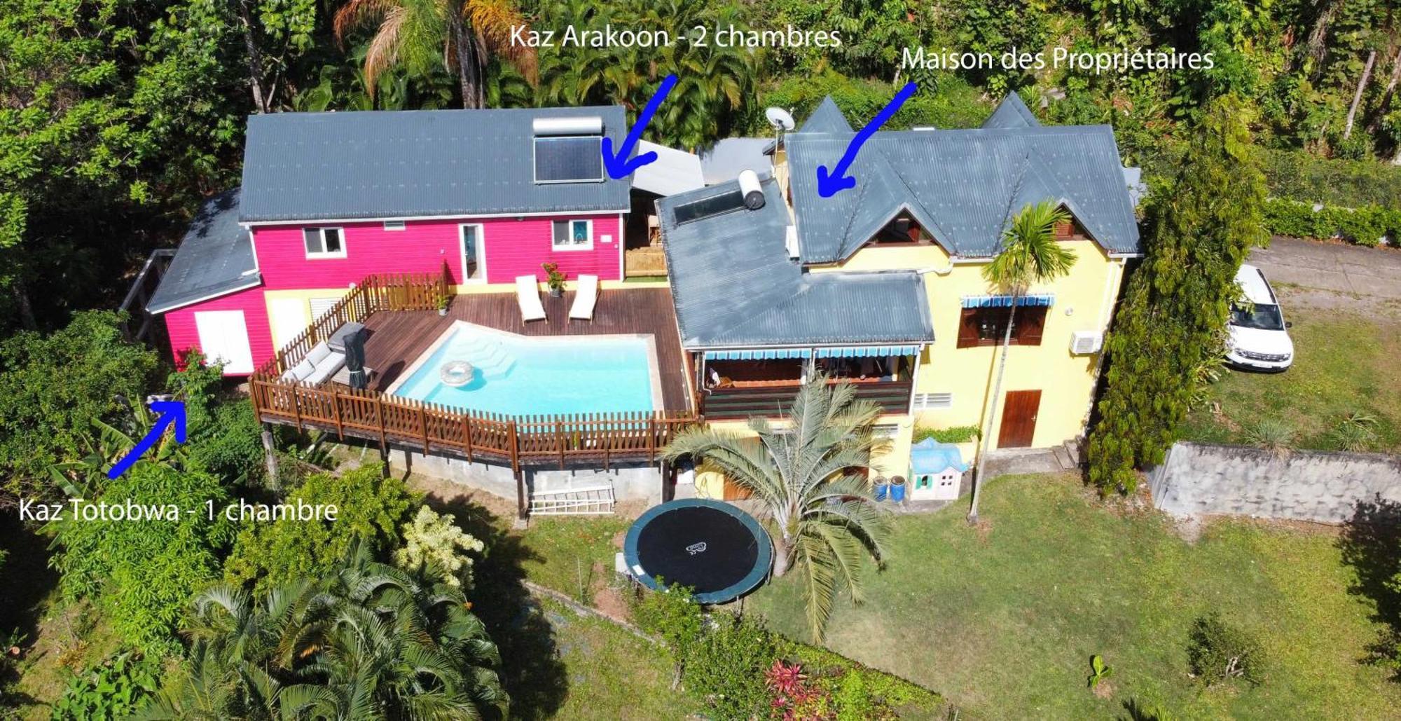 Kaz Kalina - Gites Avec Piscine Partagee Bouillante Exterior photo
