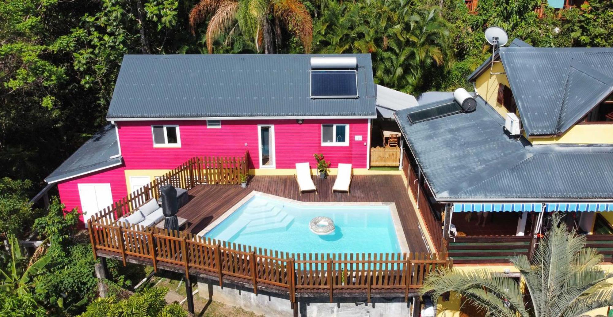 Kaz Kalina - Gites Avec Piscine Partagee Bouillante Exterior photo